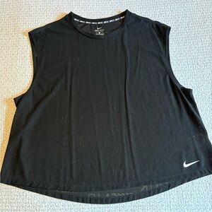 Nike Dri-Fit Perforated Sweat Wicking Running Tank